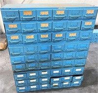 hardware storage bins- 3 sections