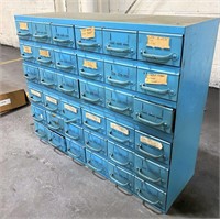 hardware storage bins- 2 sections