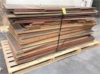 approx 57 sheets wood sheeting