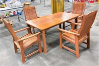 Table & chairs- good cond. Teak??