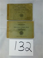 1920's RIFLE SCORE BOOKS 1 NAMED COMPANY K 126