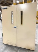 commercial french doors-good cond.