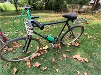 Green and Black Bicycle