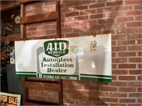 A.I.D Service Auto Glass Installation Dealer Sign