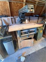Craftsman 10" Radial Saw on stand w/ rollers (cnc)