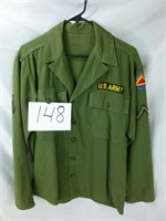 SATEEN SHIRT 7TH ARMY PATCH