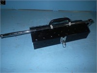 Black Metal Box w/ 3/4" Dr. Sockets,Swing