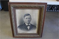 Antique framed portrait