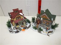 Battery Operated Light Up Houses