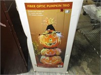 Fiber Optic Pumpkin Trio