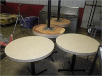6 round tables, 30"