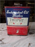 Independent Oil Dealers 2 gal steel can