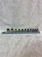 Craftsman 3/8 shallow 6pt mm socket set
