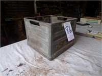 Voegel's metal milk crate, (see description)