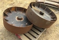 Pallet of (2) WILCOX Steel Gauge Wheels