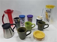 Mixed Lot of Coffee Cups / Pitchers & More