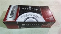 BOX OF 50 FEDERAL CHAMPION 9MM AMMO NIB