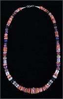 Navajo Tommy Singer Spiny Oyster Necklace
