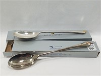 2 ROYAL LIMITED Silverplate Casserole Spoons