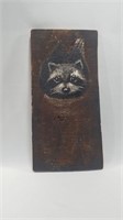 Raccoon Painting Barn Wood Rustic Art