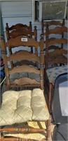 (5) ANTIQUE CHAIRS NICE