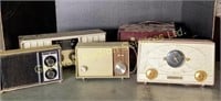 5 Antique Radios: GE, Philco, Admiral, RCA Victor,