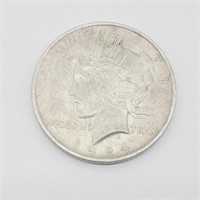 1924 Peace Silver Dollar