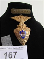 Vintage United Order of Foresters Enamel Pin Badge