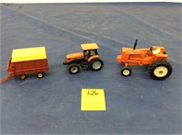 3 assorted 1/64 scale farm toys