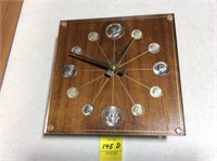 U.S. Silver Coinage Clock