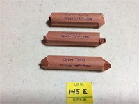 3 rolls Copper Pennies, Mixed 1959-1982