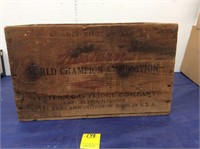 Western Cartridge Company wooden box