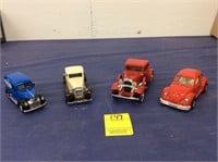 4 model cars