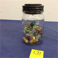 Container of Marbles