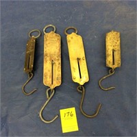 4 Antique Scales