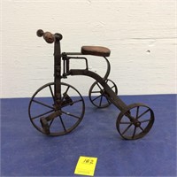 Vintage metal tricycle
