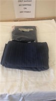 Navy blue table cloth and 8 napkins