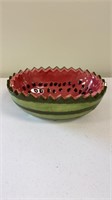 Decorative watermelon bowl