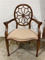 Carved wood chair