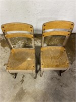 2 Child school chairs