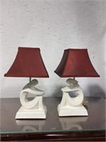 2 Thinking man lamps