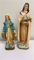 2 Religious statues