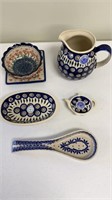 Polish pottery pieces