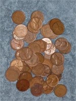 Lot of 50 Lincoln Wheat Cents