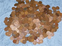 Lot of Lincoln Wheat Cents/500+ In Bag,