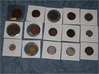 Lot of (36) Foreign Coins