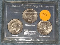 Susan B Anthony First Year Set, P/D/S Mints