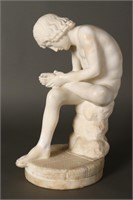 Late 19th Century Italian Alabaster Figure,
