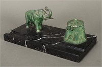 Art Deco Marble Desk Stand,