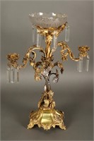 Large 19th Century Elkington Gilt Centre Piece,